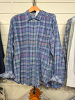 Coastline Cord Harbor Check Long Sleeve Button Down Shirt