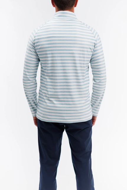 Lagoon Stripe 1/4 Zip