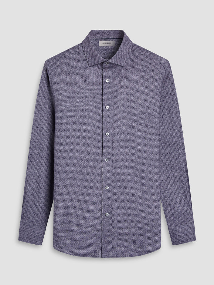 Amethyst Axel Woven Shaped Shirt