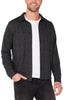 Charcoal and Black Button Front Shirt