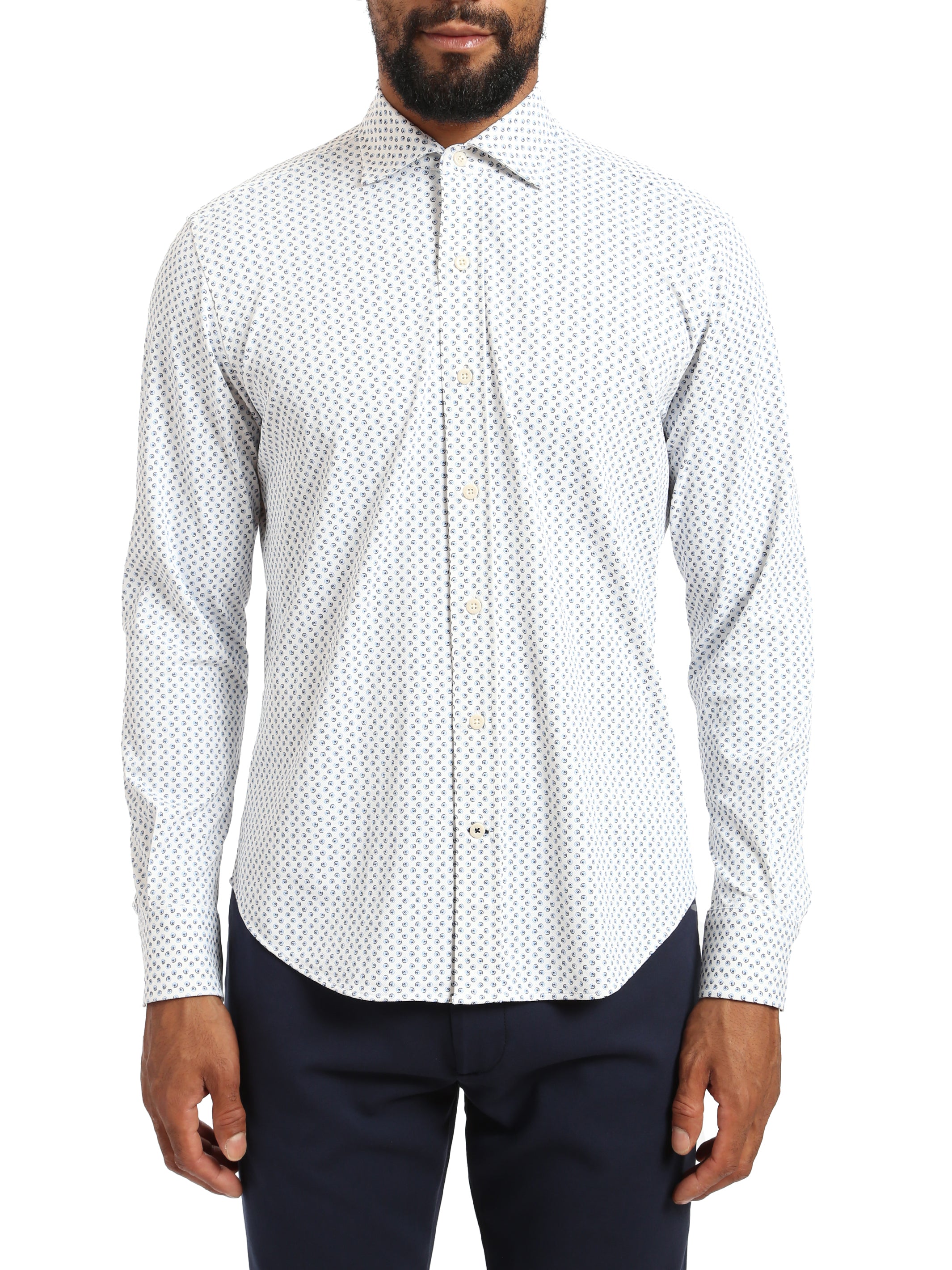 Ocean Dot Shirt White