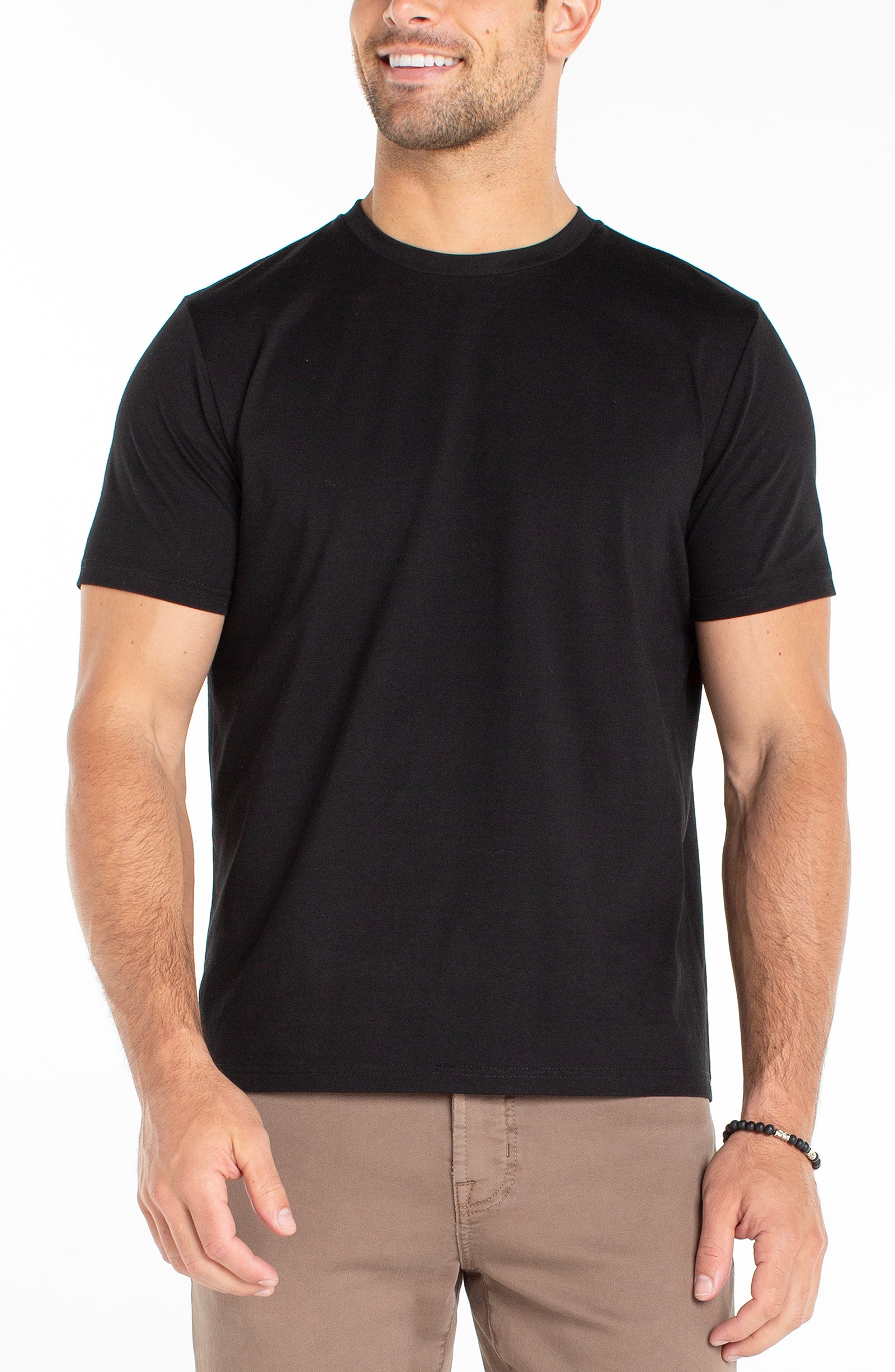 Black Crew Neck Tee