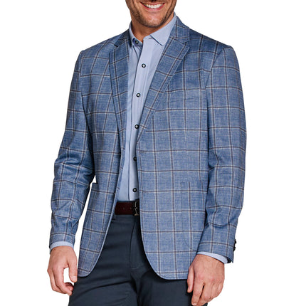 Blue Pinnacle Knit Blazer