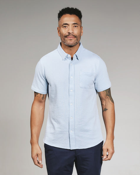 Ice Blue Bennet Short Sleeve Shirt