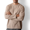 Oatmeal Weaver Crew Pullover