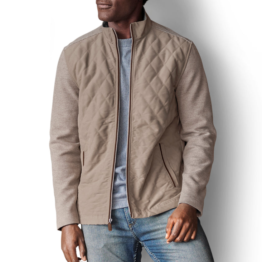 Quilted Full Zip Jacket