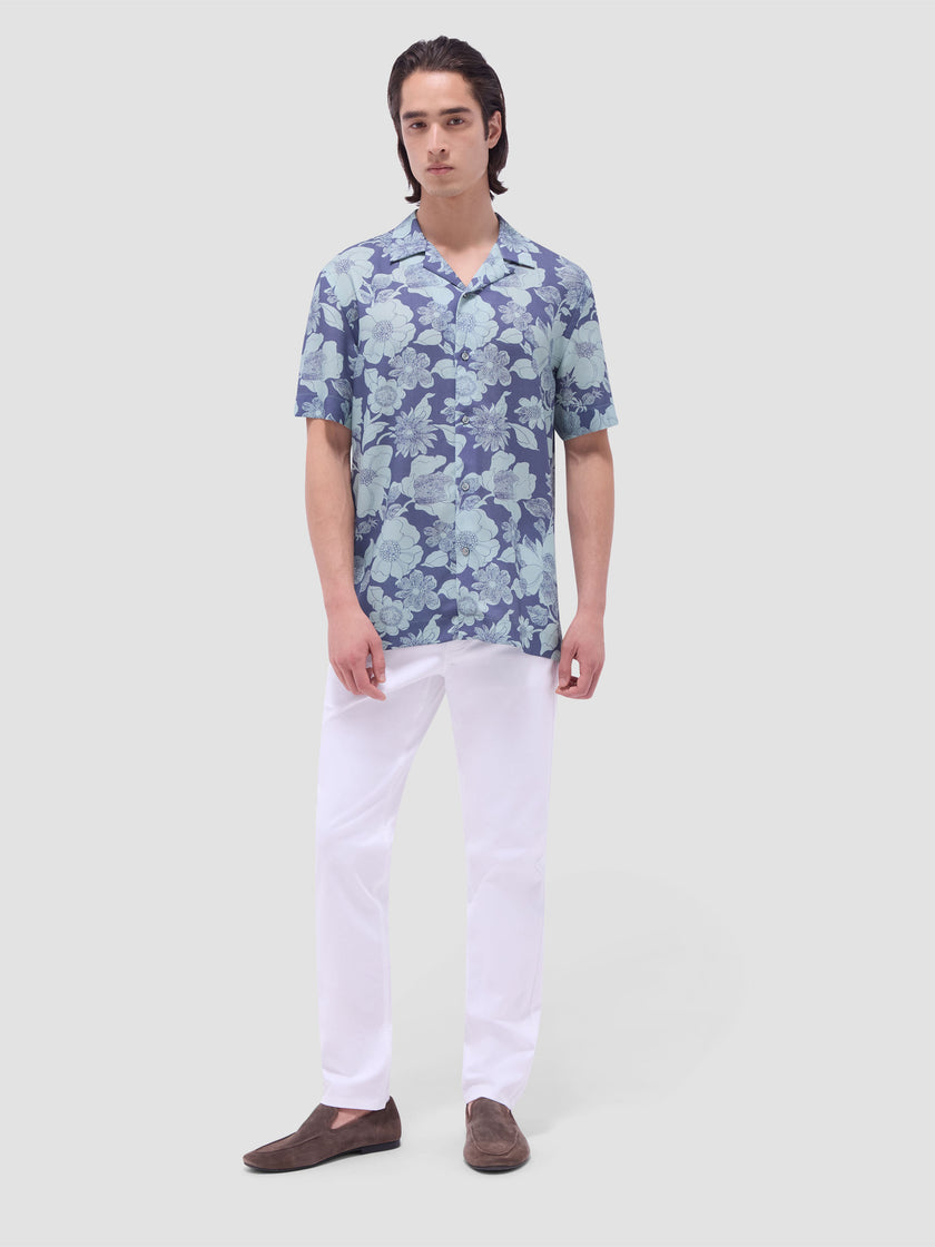 Mint Jackson Woven Camp Shirt