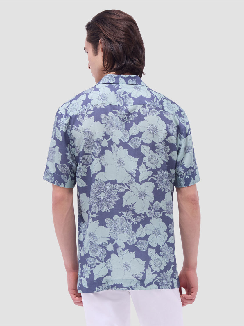 Mint Jackson Woven Camp Shirt