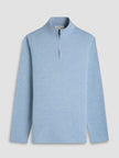 Knit Mock Neck Zip Quarter Zip
