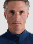 Knit Mock Neck Zip Quarter Zip