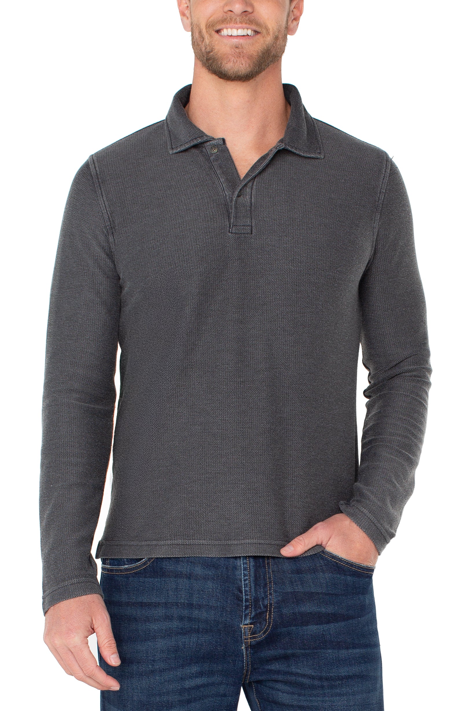 Long Sleeve Polo