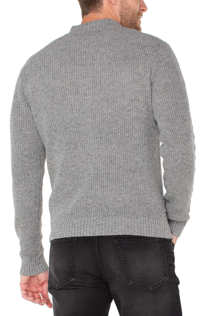 Donegal Ribbed 1/4 Zip Sweater