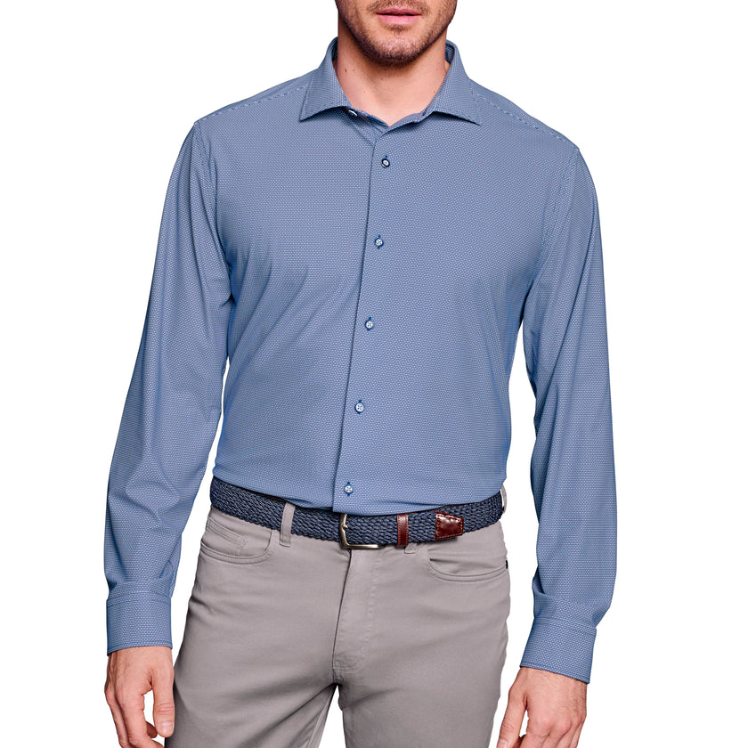 Blue XC Motion Long Sleeve Shirt