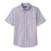 Flamingo Print Short Sleeve Shirt
