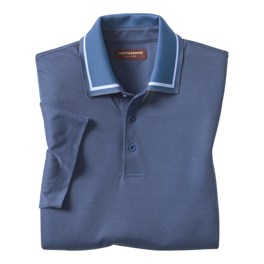 Tipped Collar Polo