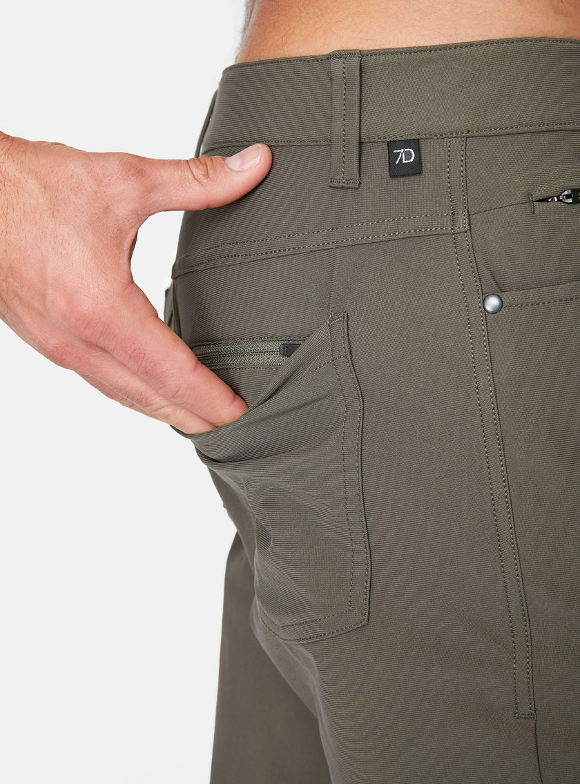 Infinity 7 Pocket Olive Pant