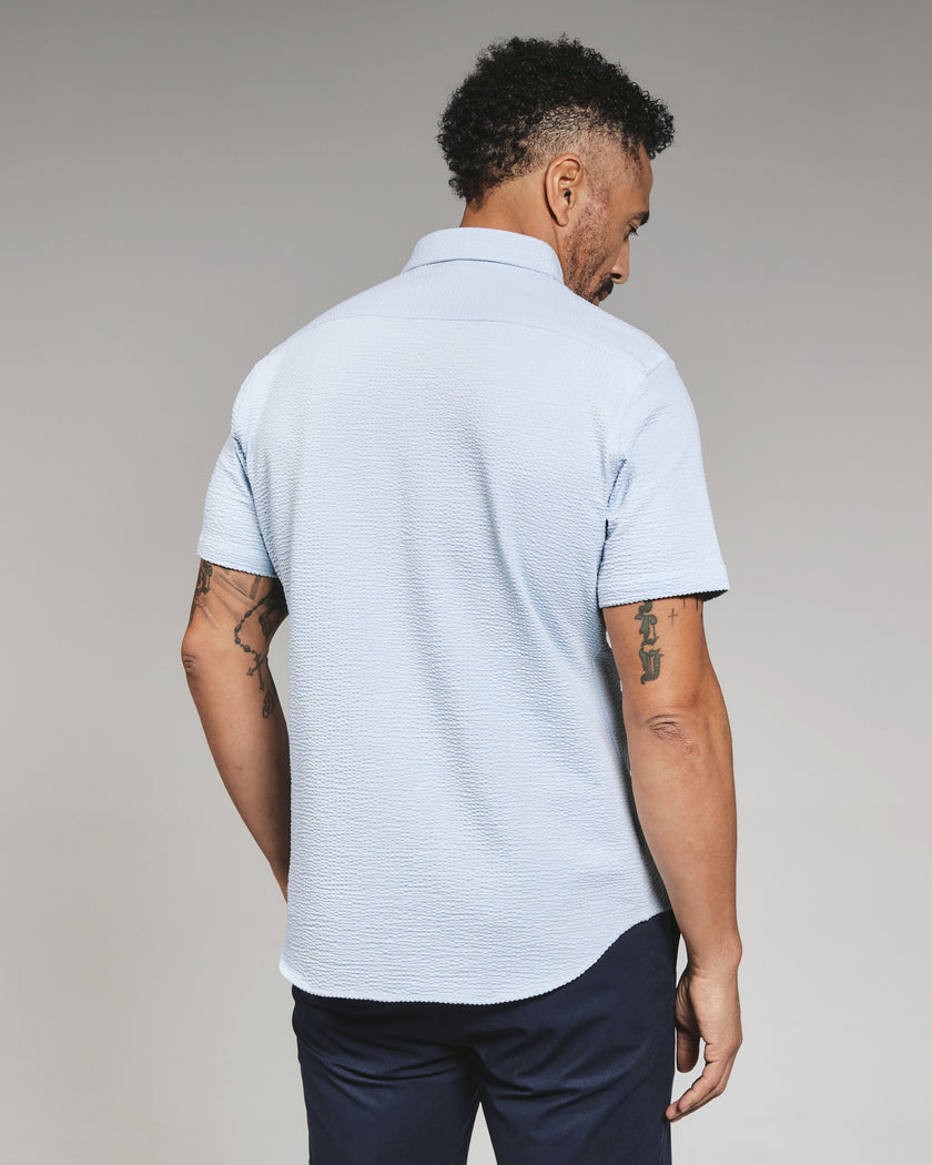 Ice Blue Bennet Short Sleeve Shirt
