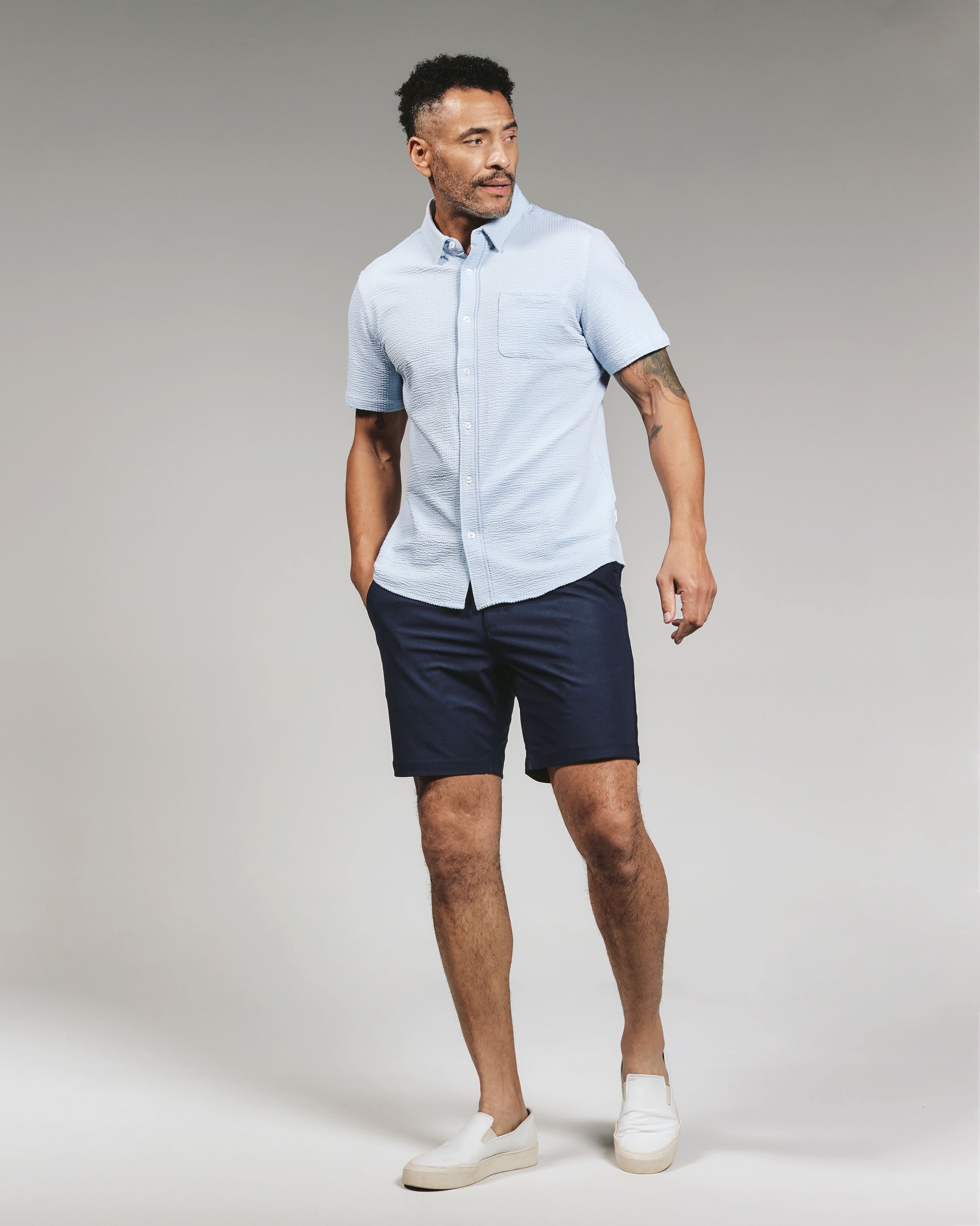 Ice Blue Bennet Short Sleeve Shirt