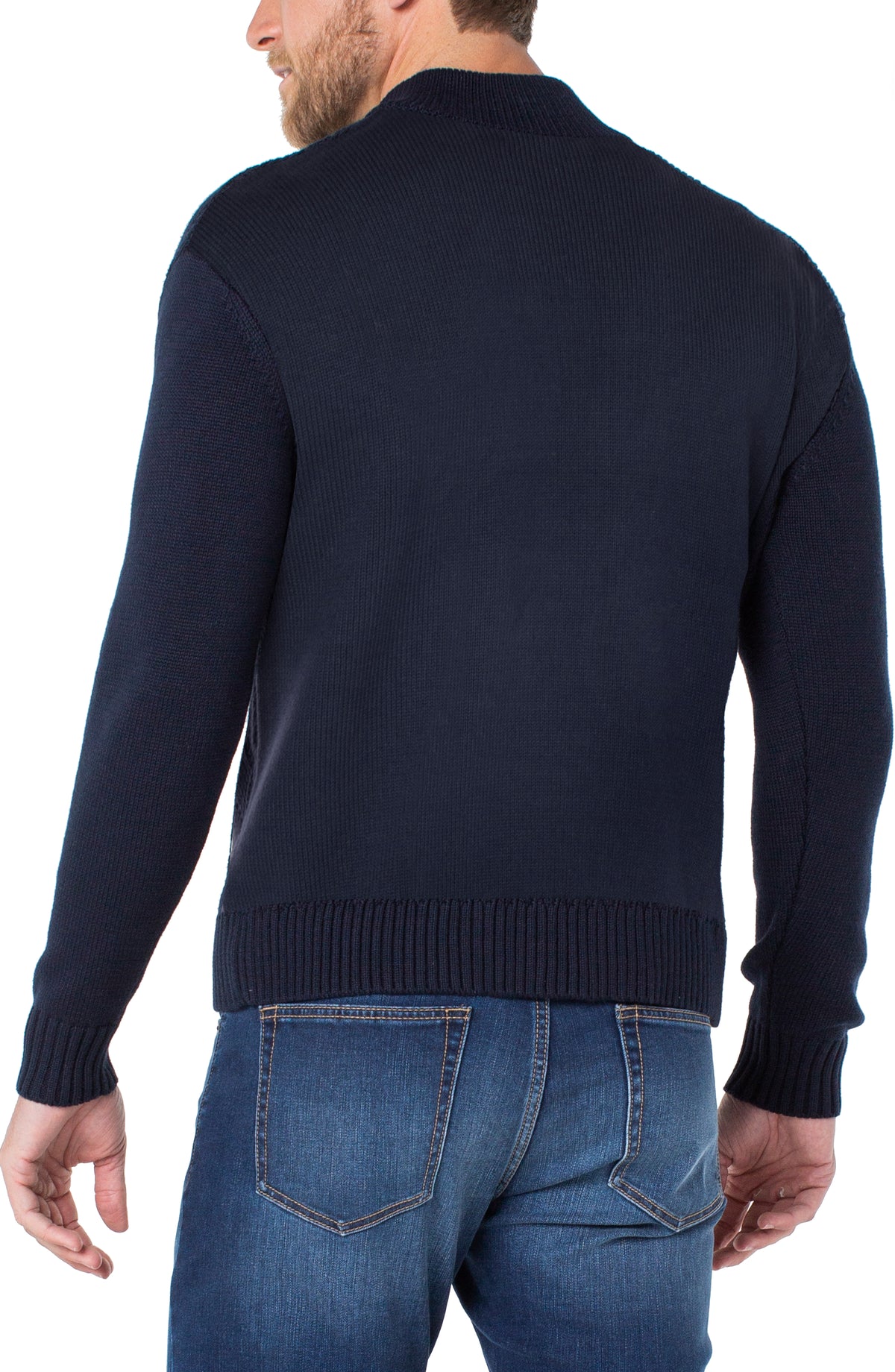 Diamond Pattern Quarter Pullover