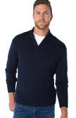 Diamond Pattern Quarter Pullover