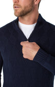 Diamond Pattern Quarter Pullover