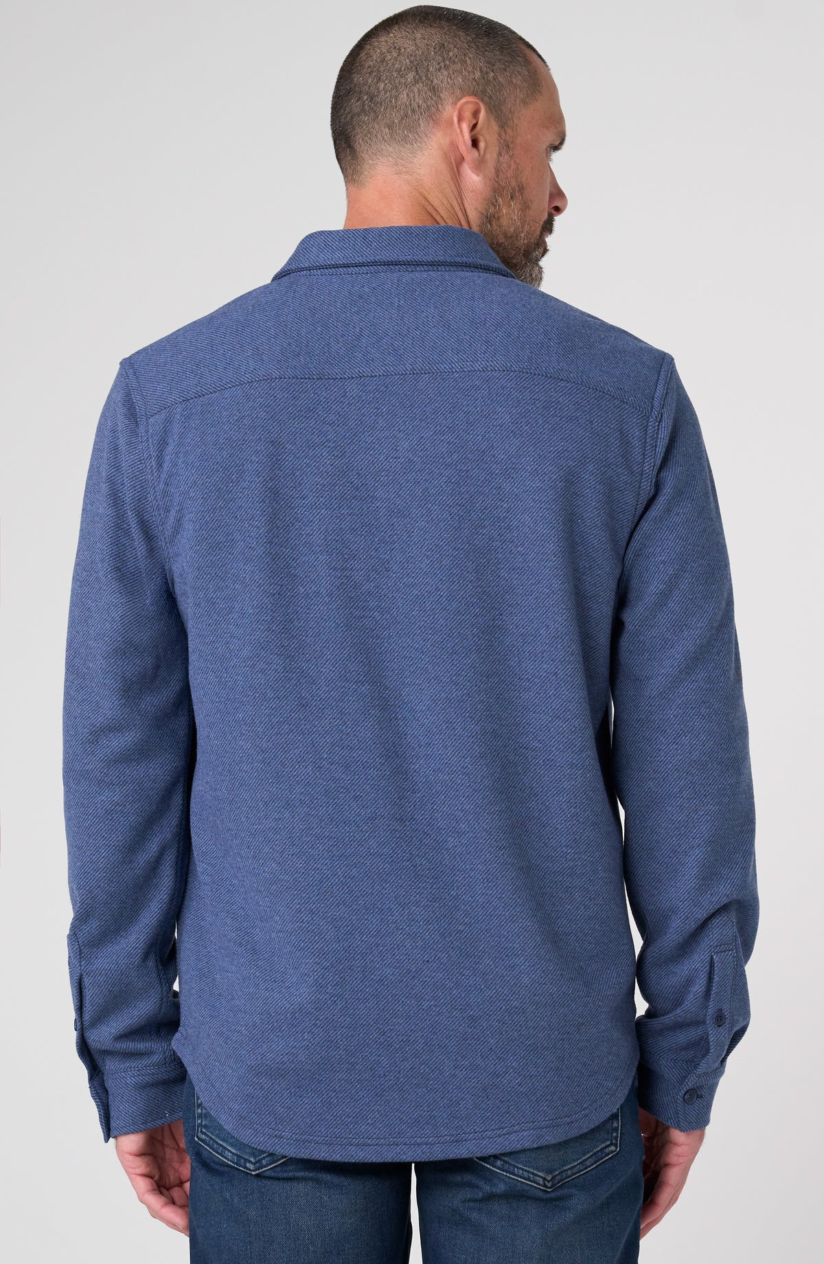 Slate Knit Button Up Shirt