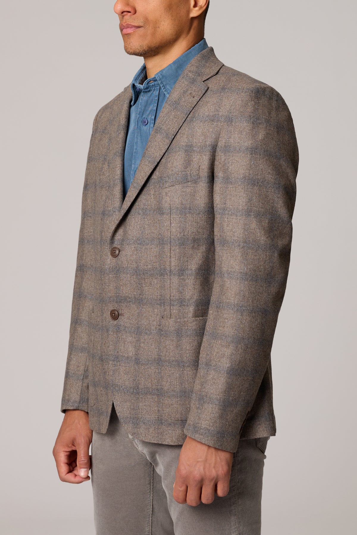 Matteo Checked Blazer