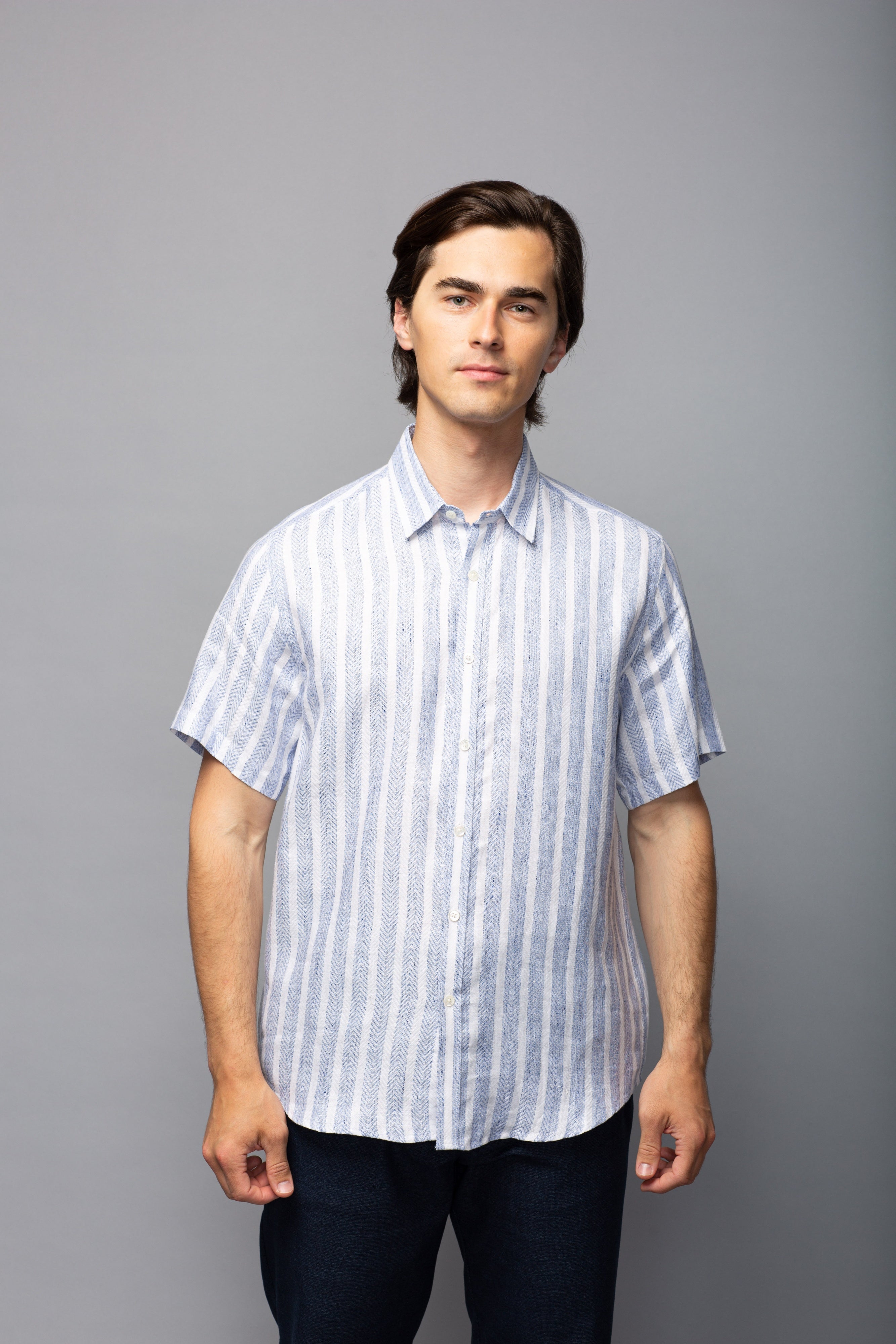 The Redford Short Sleeve Linen Shirt