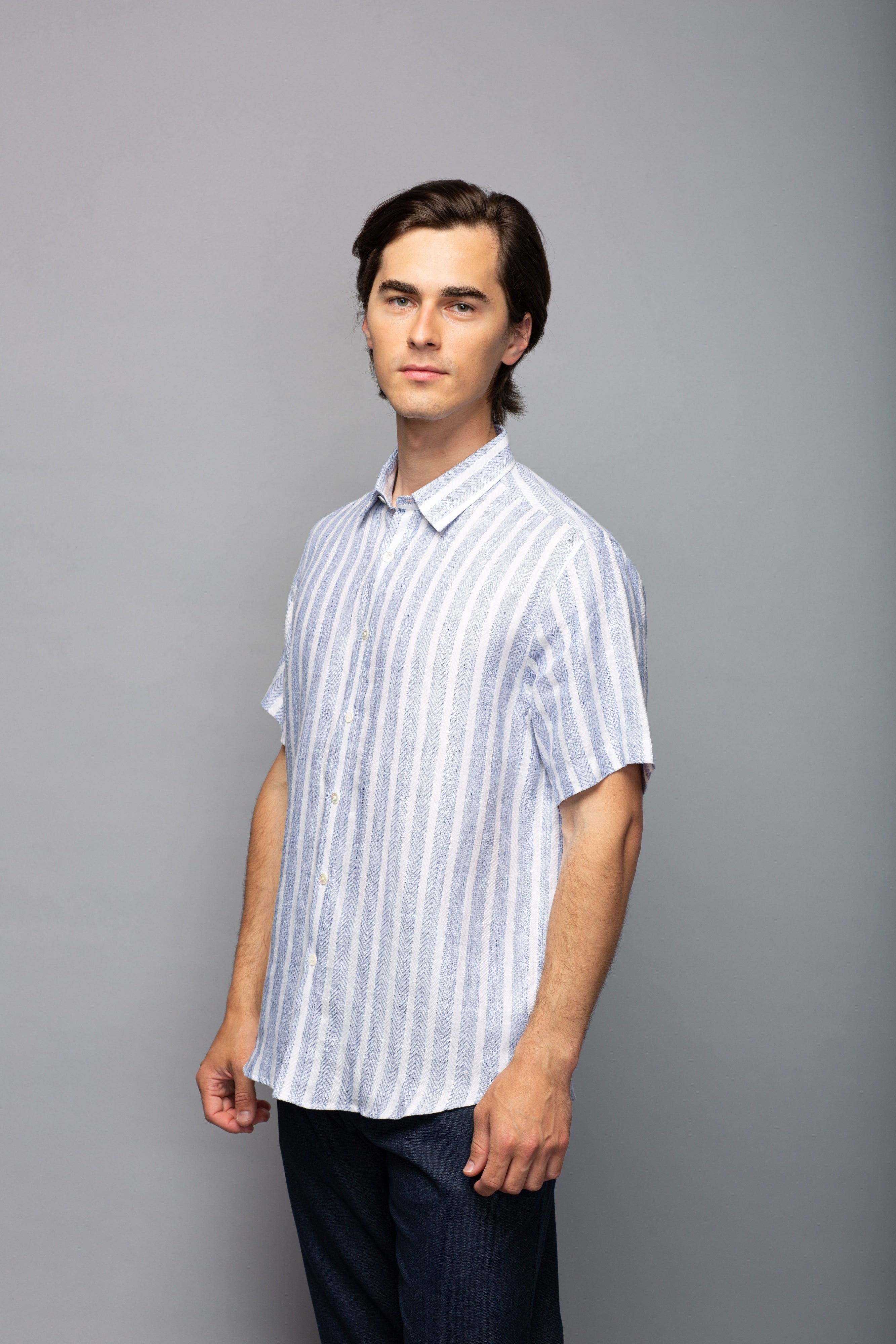 The Redford Short Sleeve Linen Shirt