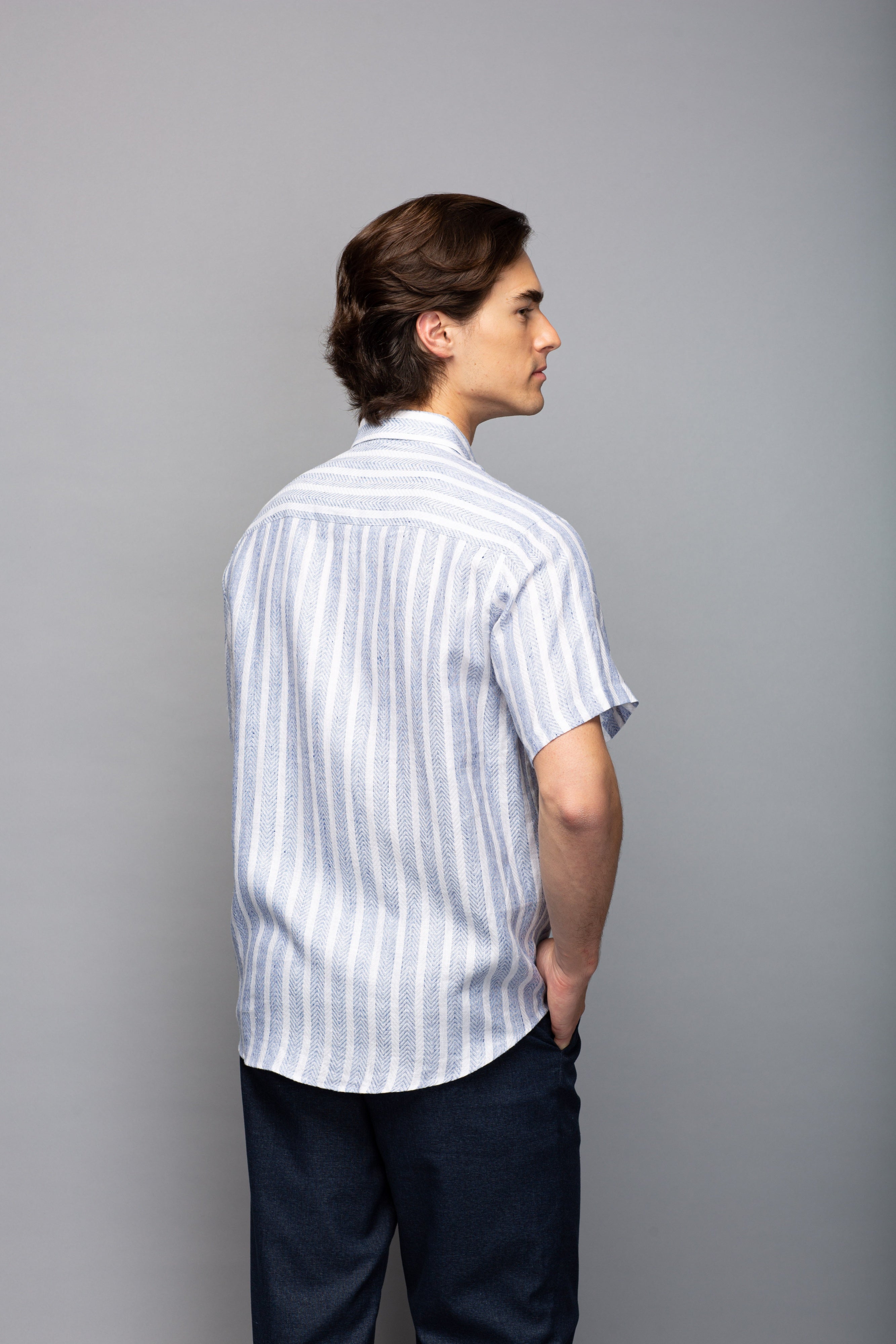 The Redford Short Sleeve Linen Shirt