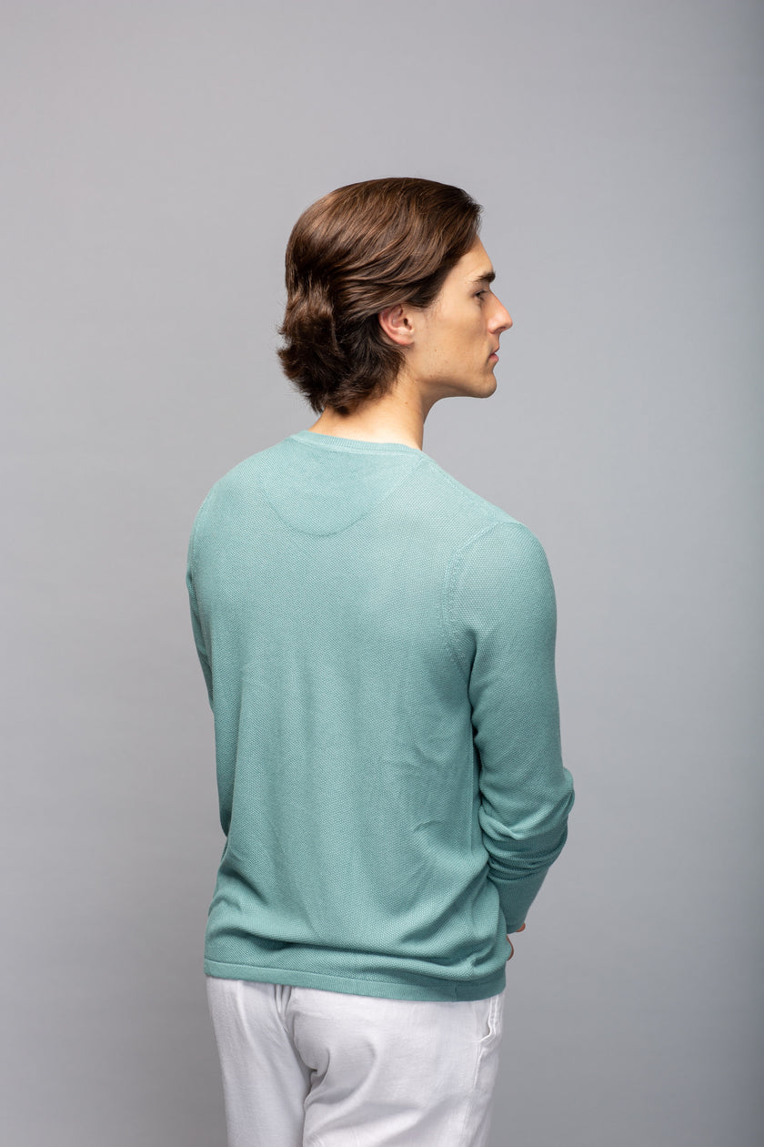 Crew Neck Bamboo Knit Shirt