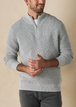 Waffle Knit Quarter Zip