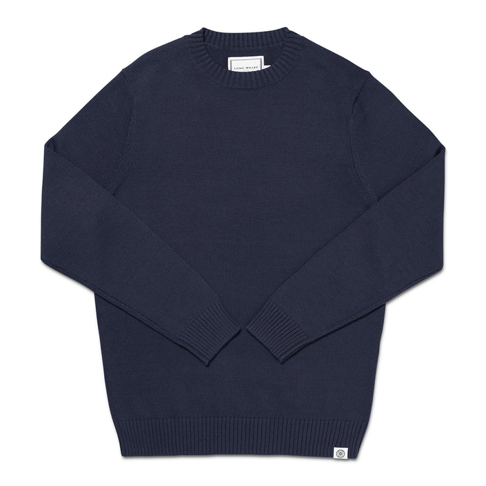 Jersey Stich Crew Fisherman's Sweater