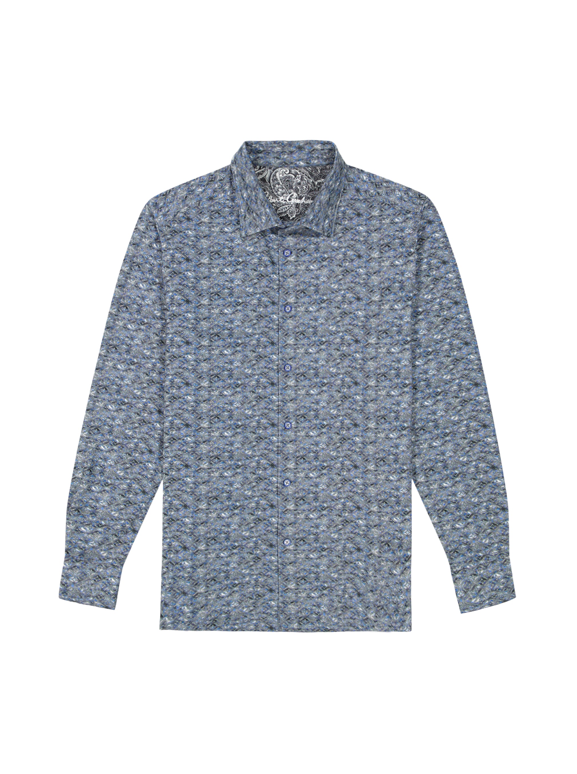 Clarendon Long Sleeve Button Down Knit Shirt