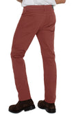 Kingston Modern Straight Twill Pant - Brick