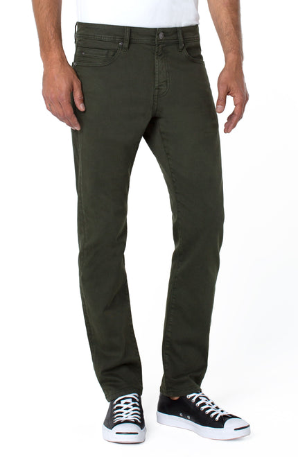 Kingston Modern Straight Colored Denim - Pine Grove