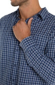 Blue Plaid lightweight Button shirt