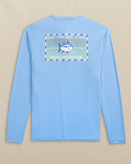 SkipJack Grey Marlin Perf T-shirt