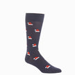 Santa Hat Cotton Sock Linked Toe Mid-calf