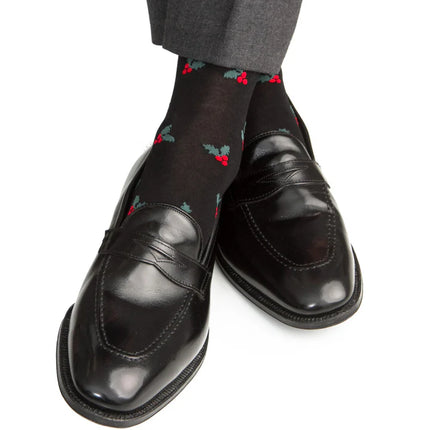 Holly Cotton Sock Linked Toe Mid-Calf