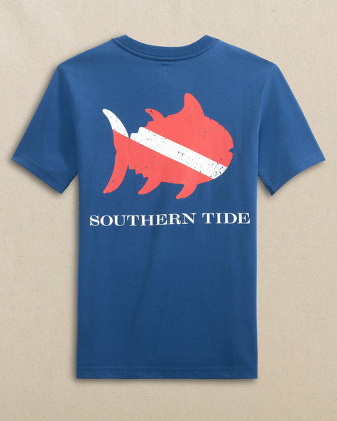 Boys Skipjack Scuba Flag Tee