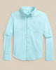 Boys Coastal Breeze Precheck Plaid Sportshirt