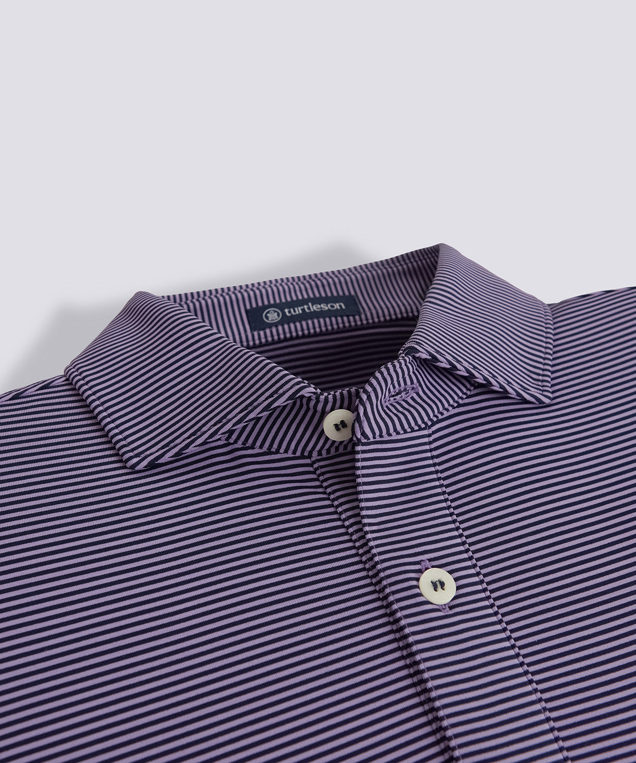 Kershaw Purple Stripe Polo